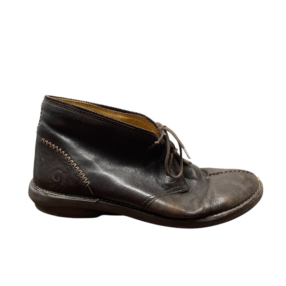 🔴SOLD  Champa! Sz EUR 38 / US 7.5 Brown Leather Ankle Boots Made in Italy
